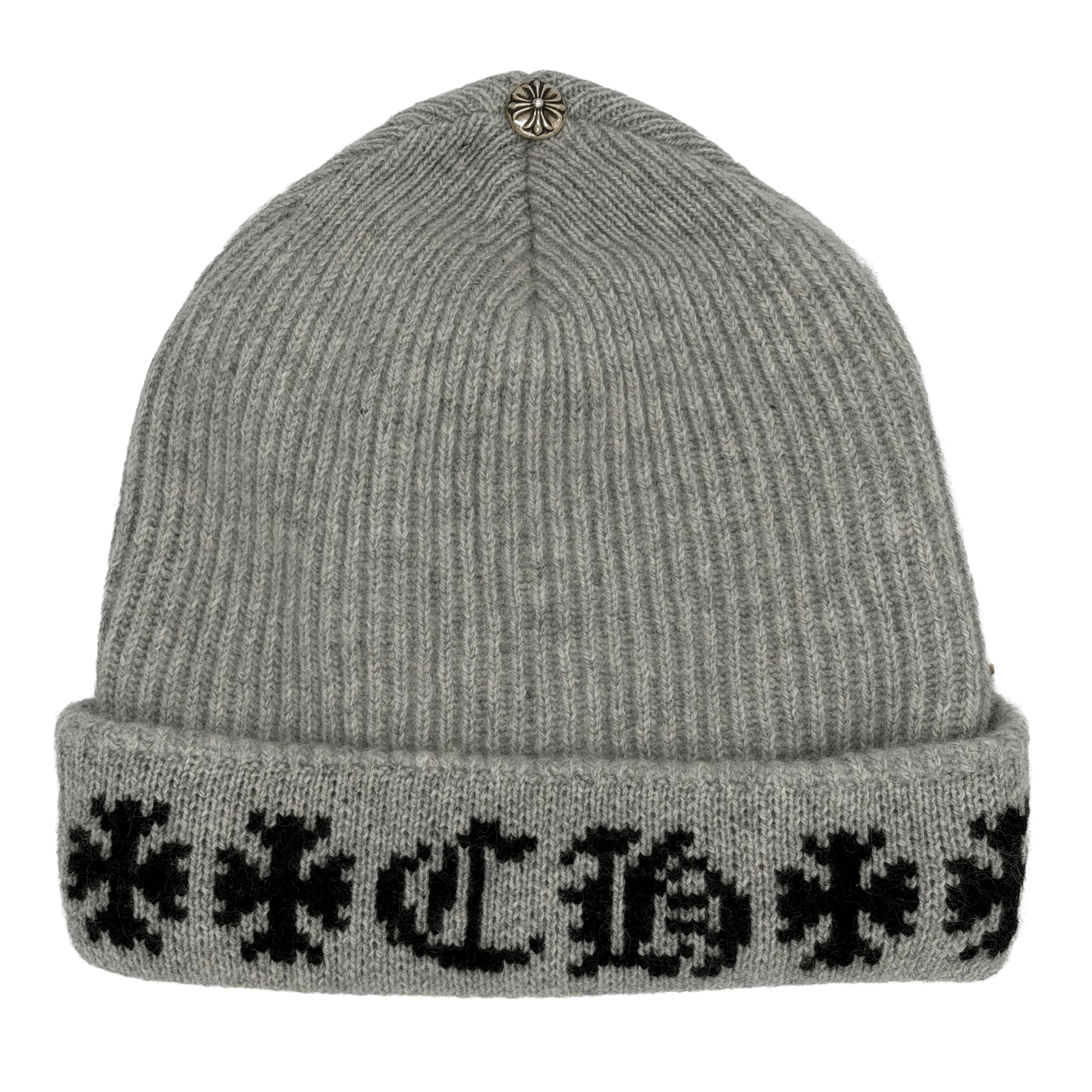 Chrome Hearts Big Daddy Cashmere Beanie Grey Size ONE SIZE - 1 Preview