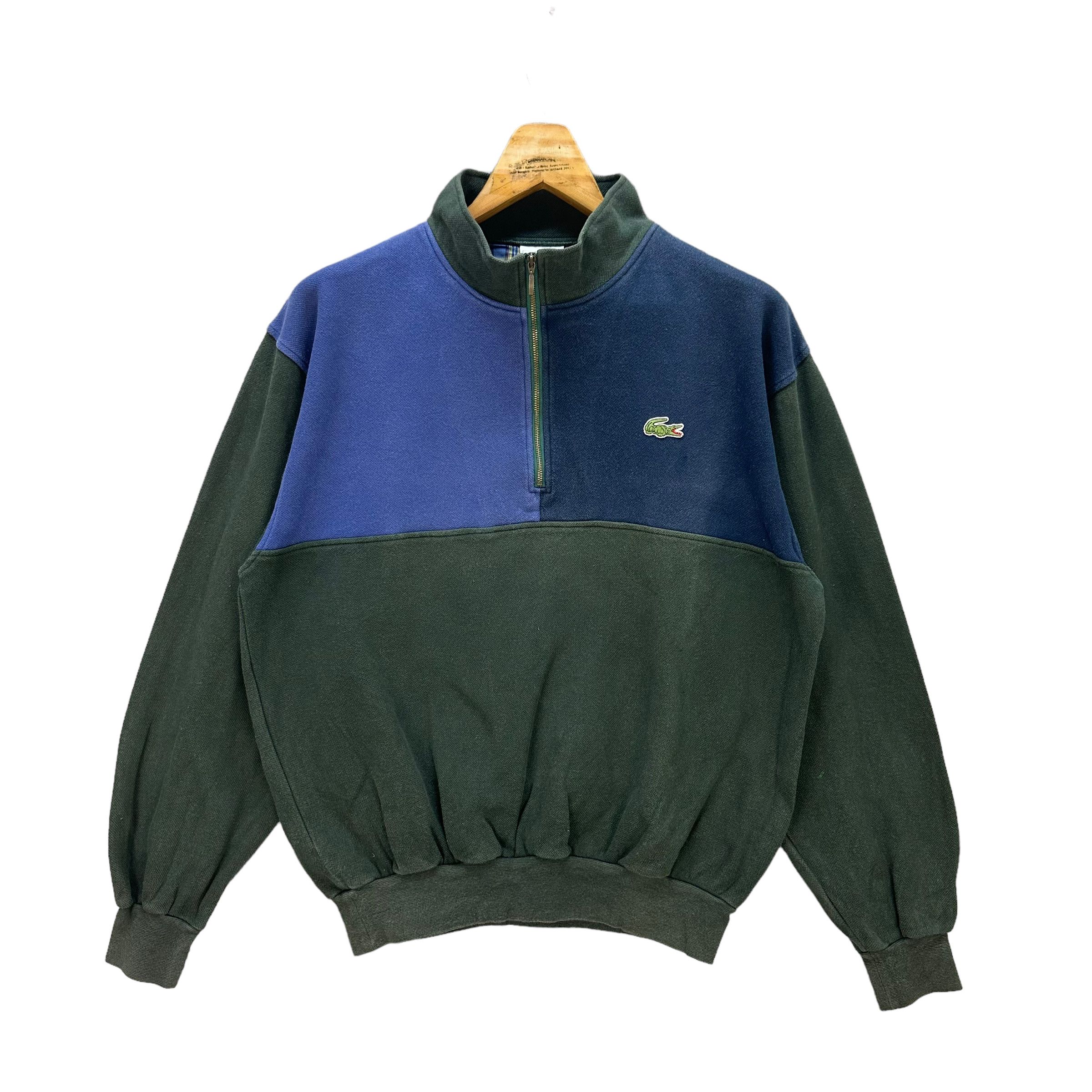 Vintage Lacoste half zipper sweatshirt offers