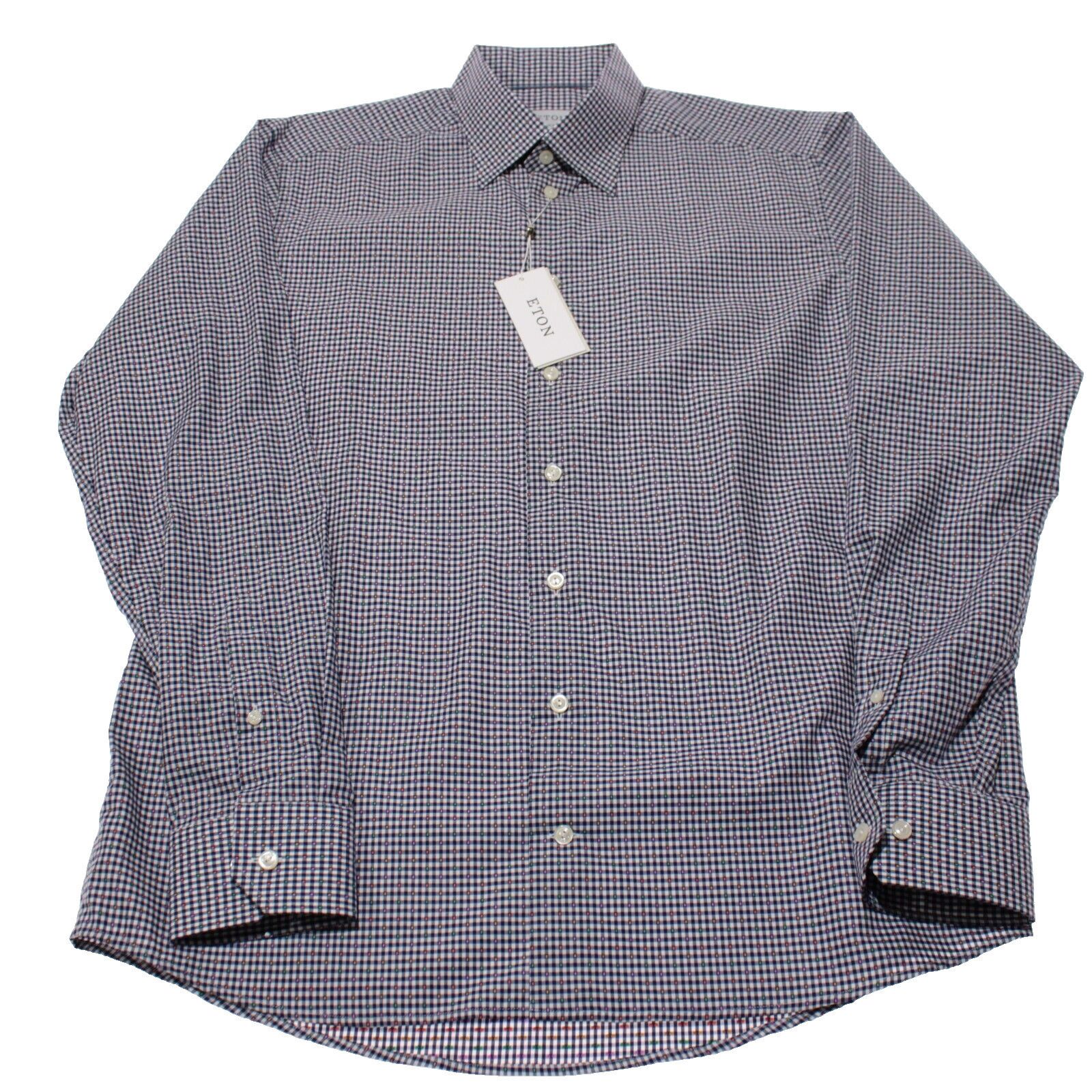 Eton Eton New with tags Shirt Size XL US In Blue Size US XL / EU 56 / 4 - 3 Thumbnail