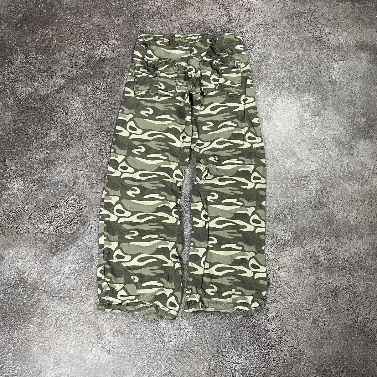 Vintage Vintage 90s Camo Cargo Pants Baggy Skater Streetwear Logo 30 Size 30" / US 8 / IT 44 - 6 Thumbnail
