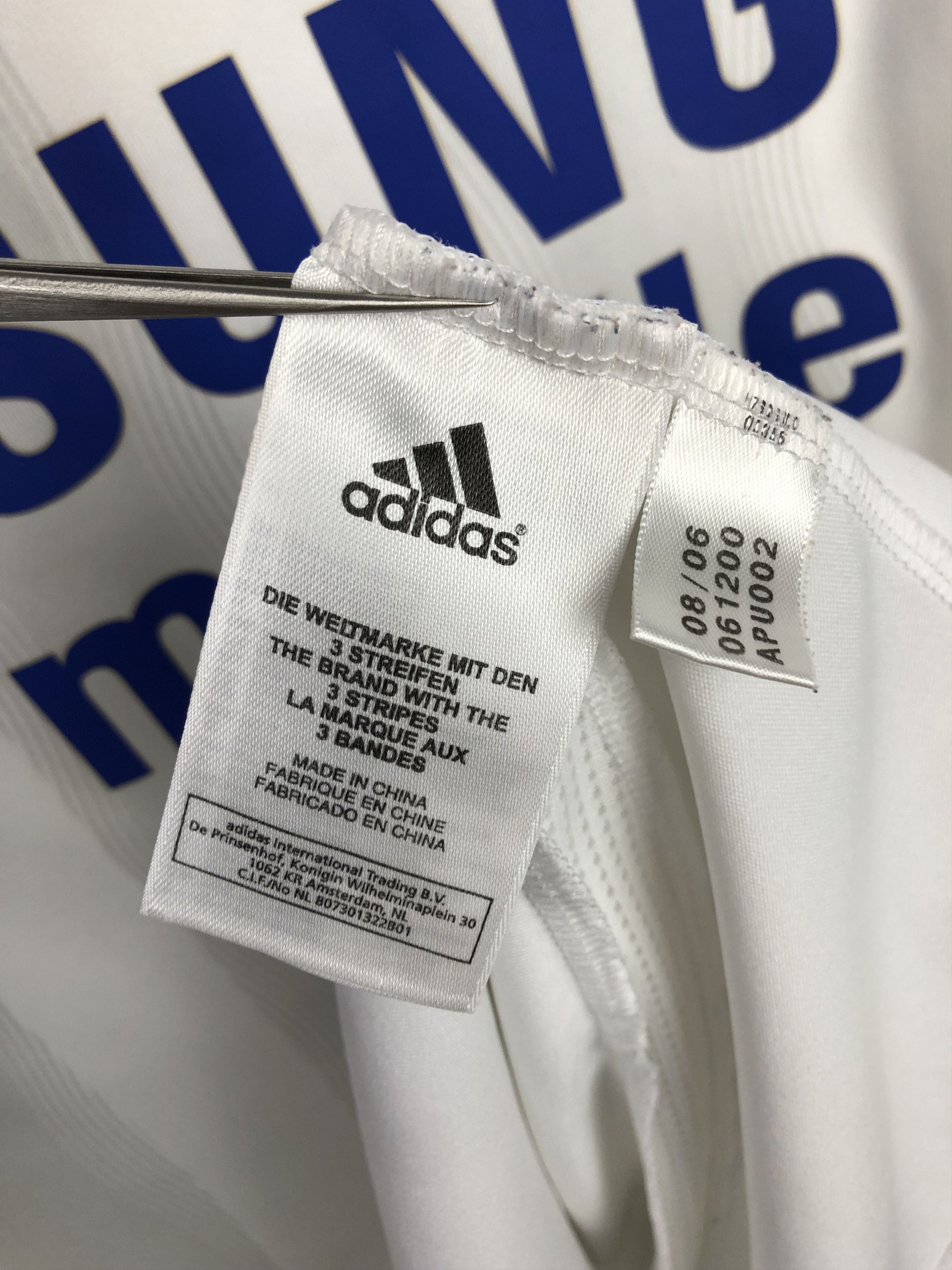 Adidas Chelsea Away football shirt 2006 Soccer Adidas Jersey Trikot Size US M / EU 48-50 / 2 - 8 Thumbnail