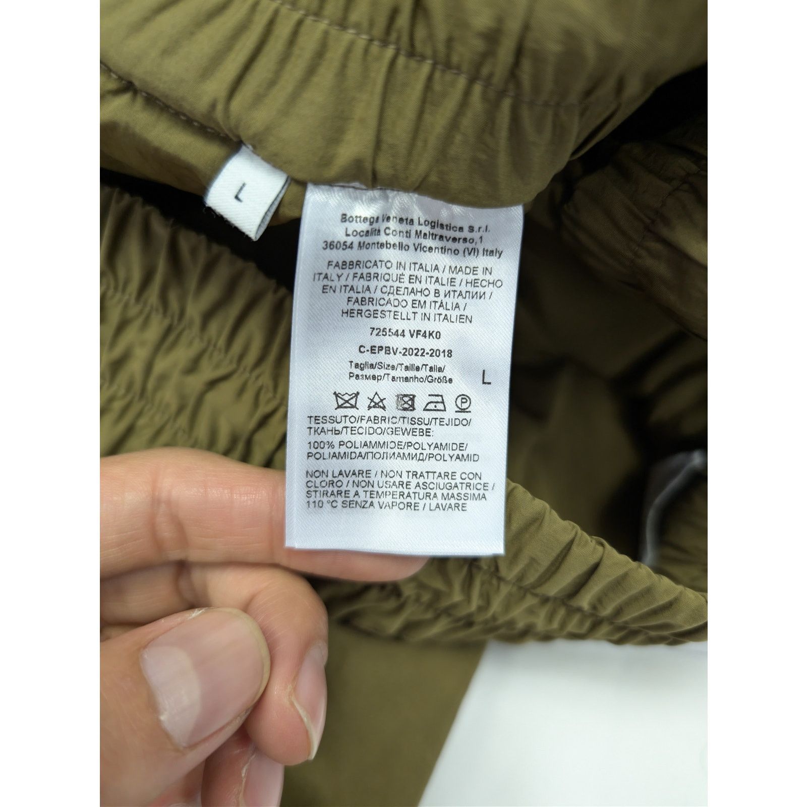 Bottega Veneta o1rshd1 Tech Nylon Trousers / Sweatpants / Joggers in Liana Size US 34 / EU 50 - 16 Thumbnail