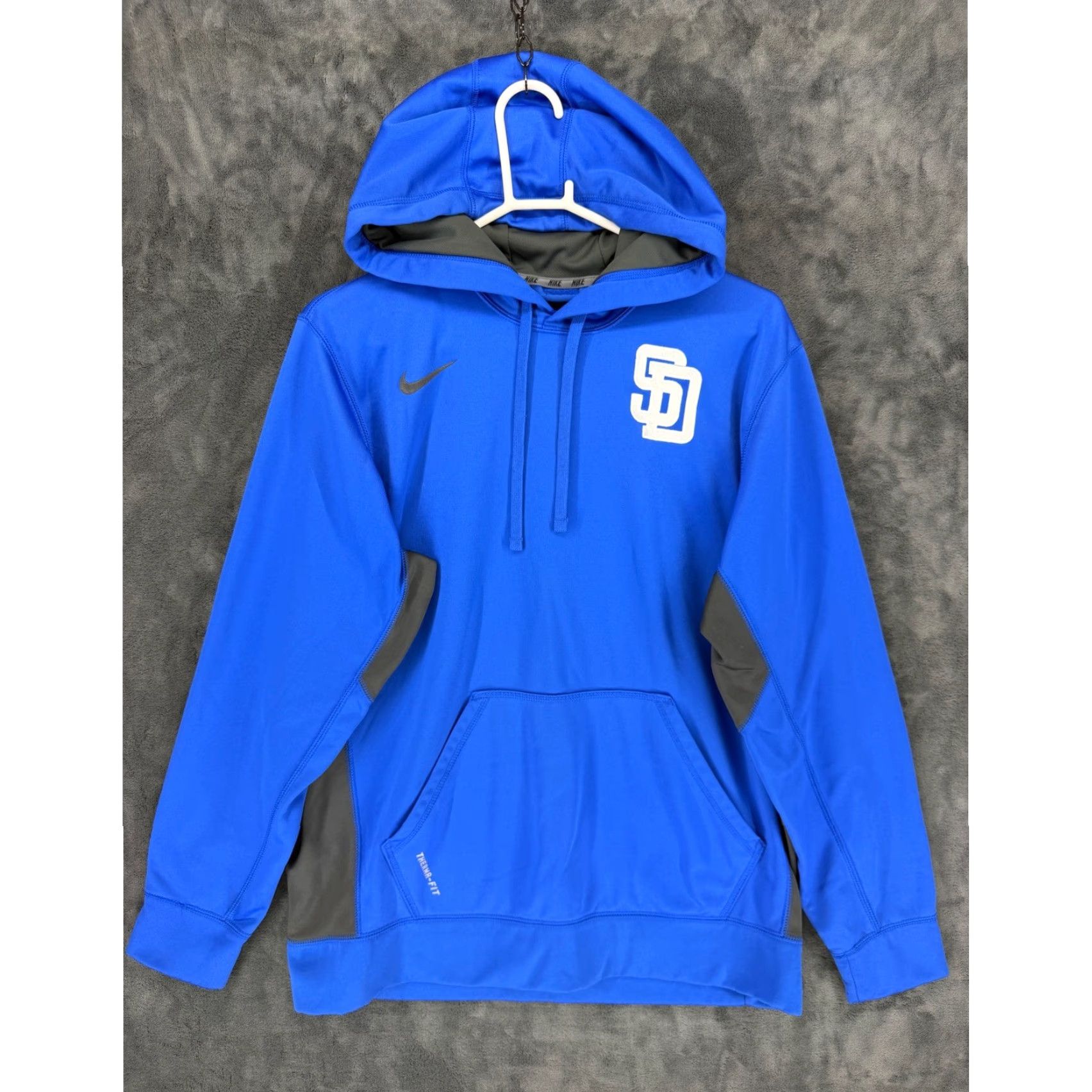 Nike Nike San Diego Padres Therma-FIT Hoodie Mens L Blue Pullover MLB 621940-466 Size US L / EU 52-54 / 3 - 2 Thumbnail