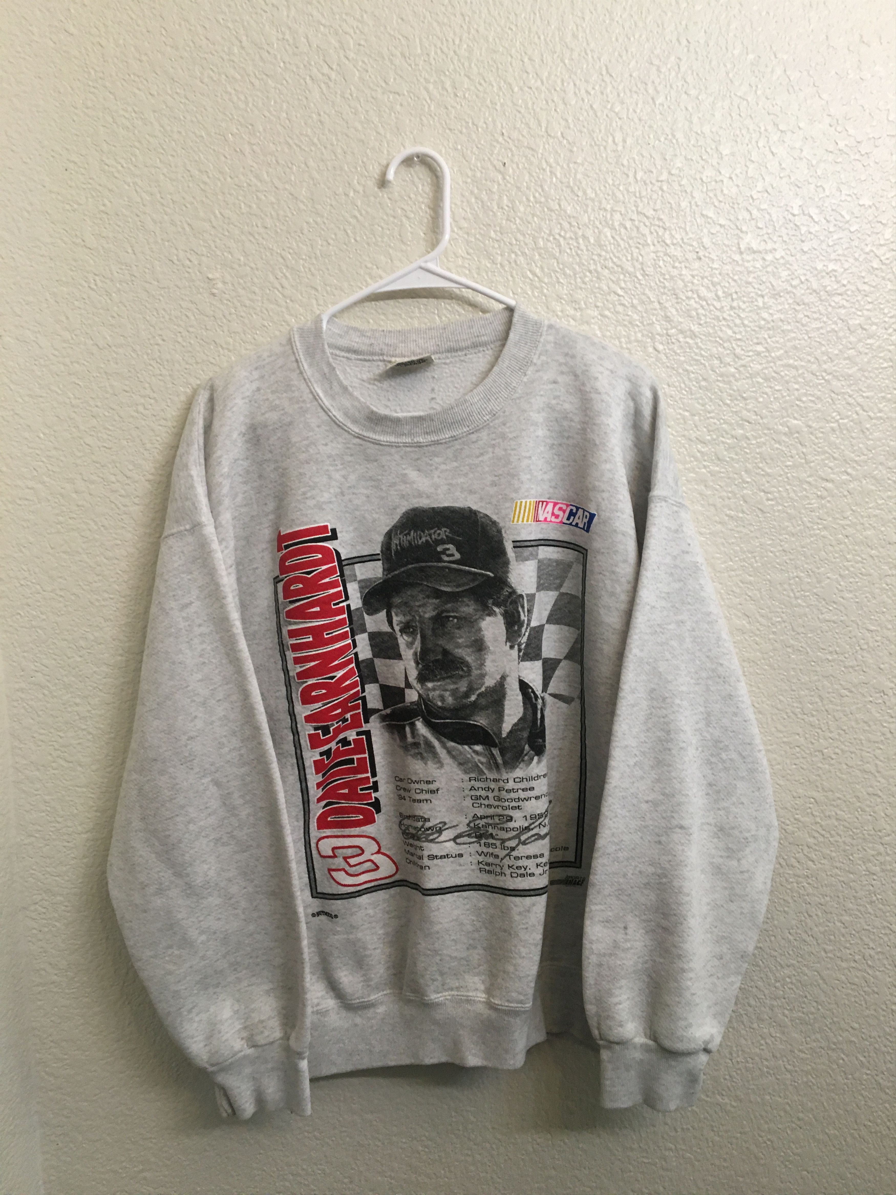 Nutmeg Vintage Nutmeg Dale Earnhardt Crewneck Sweater Size US XL / EU 56 / 4 - 1 Thumbnail
