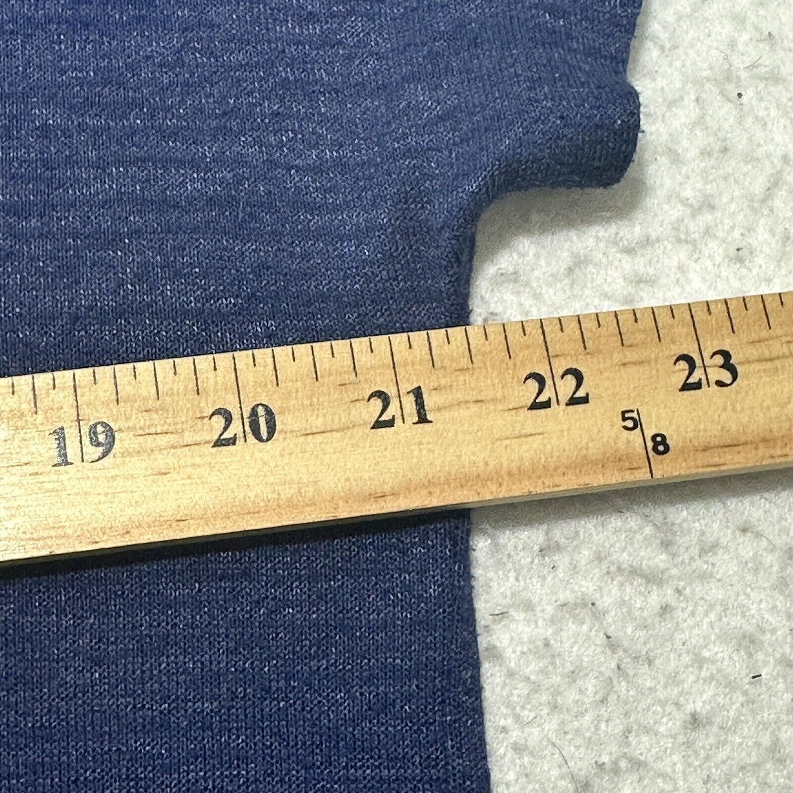 Other A.N.A. Large V-Neck Navy Blue Knit Round Hem T-Shirt Size L / US 10 / IT 46 - 8 Thumbnail