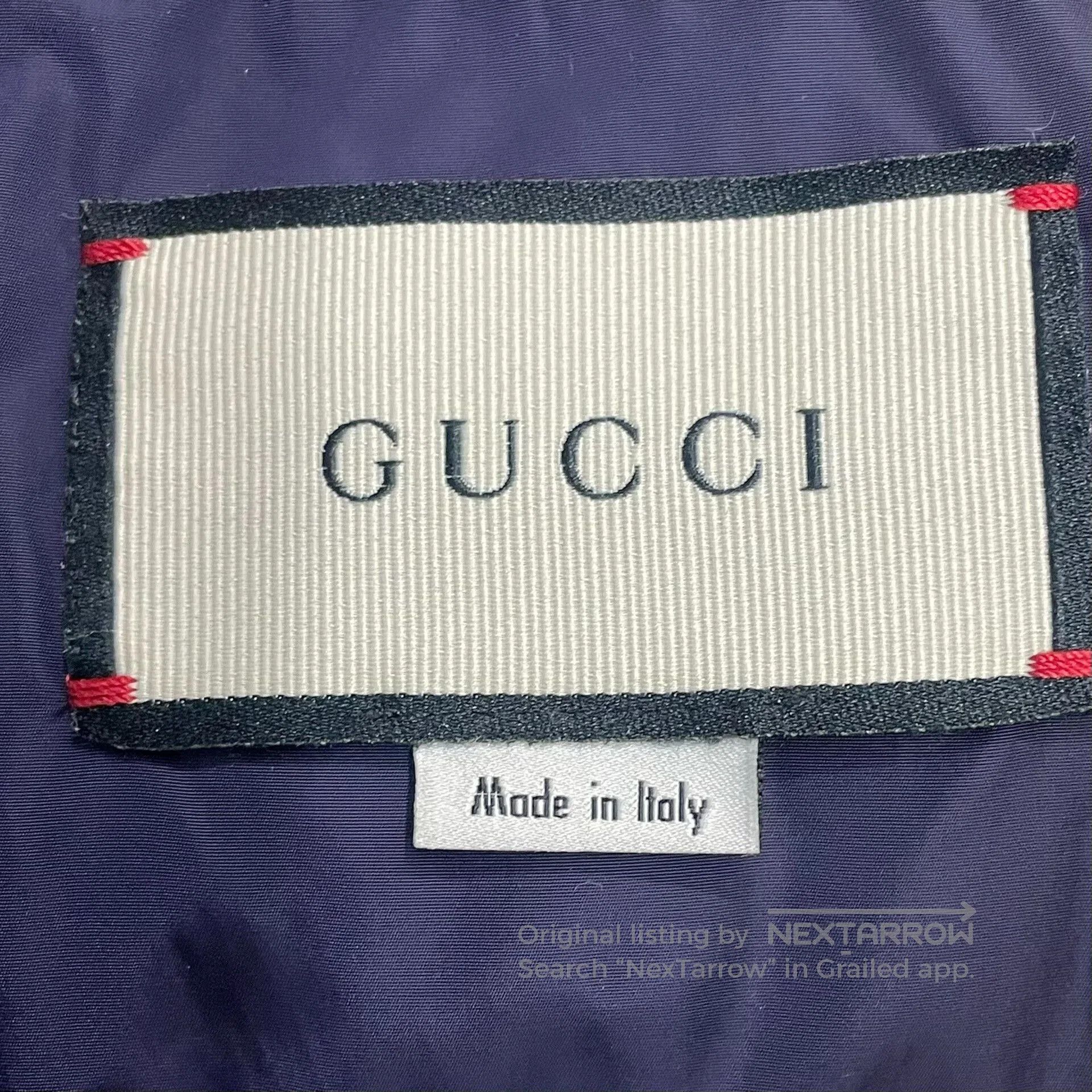 Gucci Gucci FW20 Striped Letter Stand Collar Down. Size XS / US 0-2 / IT 36-38 - 5 Thumbnail
