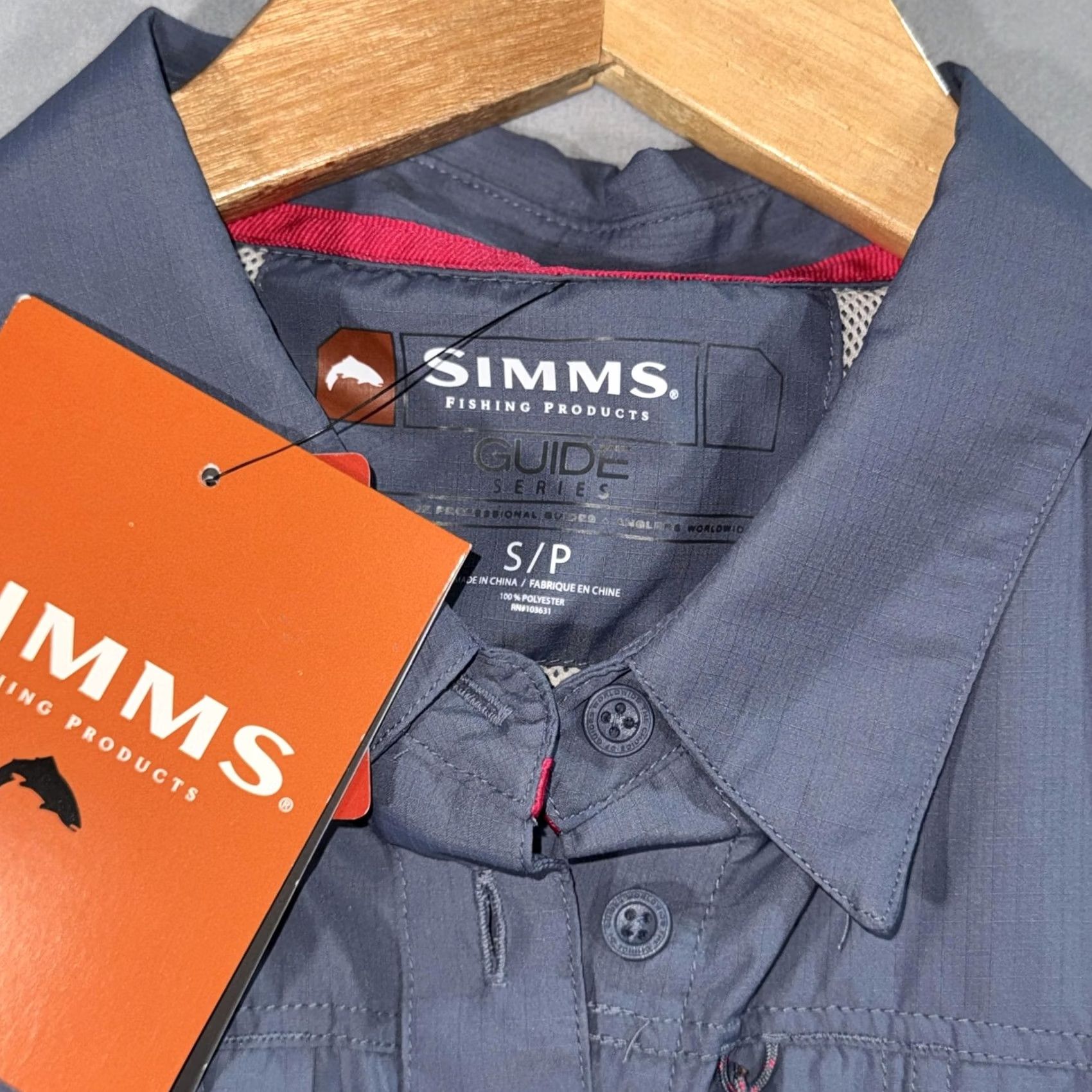 Vintage Simms Shirt Womens Small Blue Nightshade Attractor LS Long Sleeve Guide Fishing Size S / US 4 / IT 40 - 3 Thumbnail