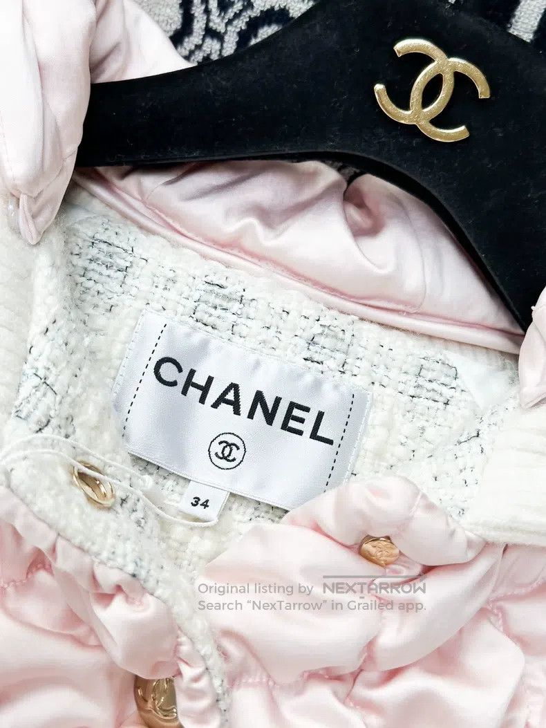 Chanel Chanel Diamond check double-sided hooded down jacket Size XXS / US 00 / IT 34 - 7 Thumbnail