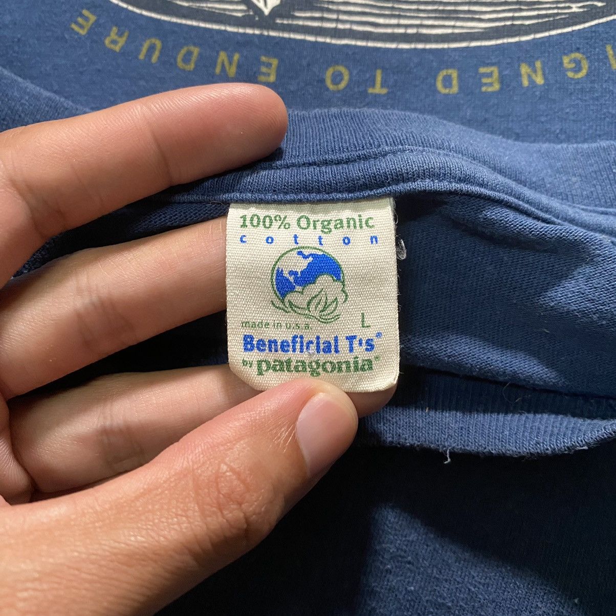 Patagonia × Vintage Vintage Patagonia Longsleeve Shirt Organic Cotton Size US L / EU 52-54 / 3 - 4 Thumbnail