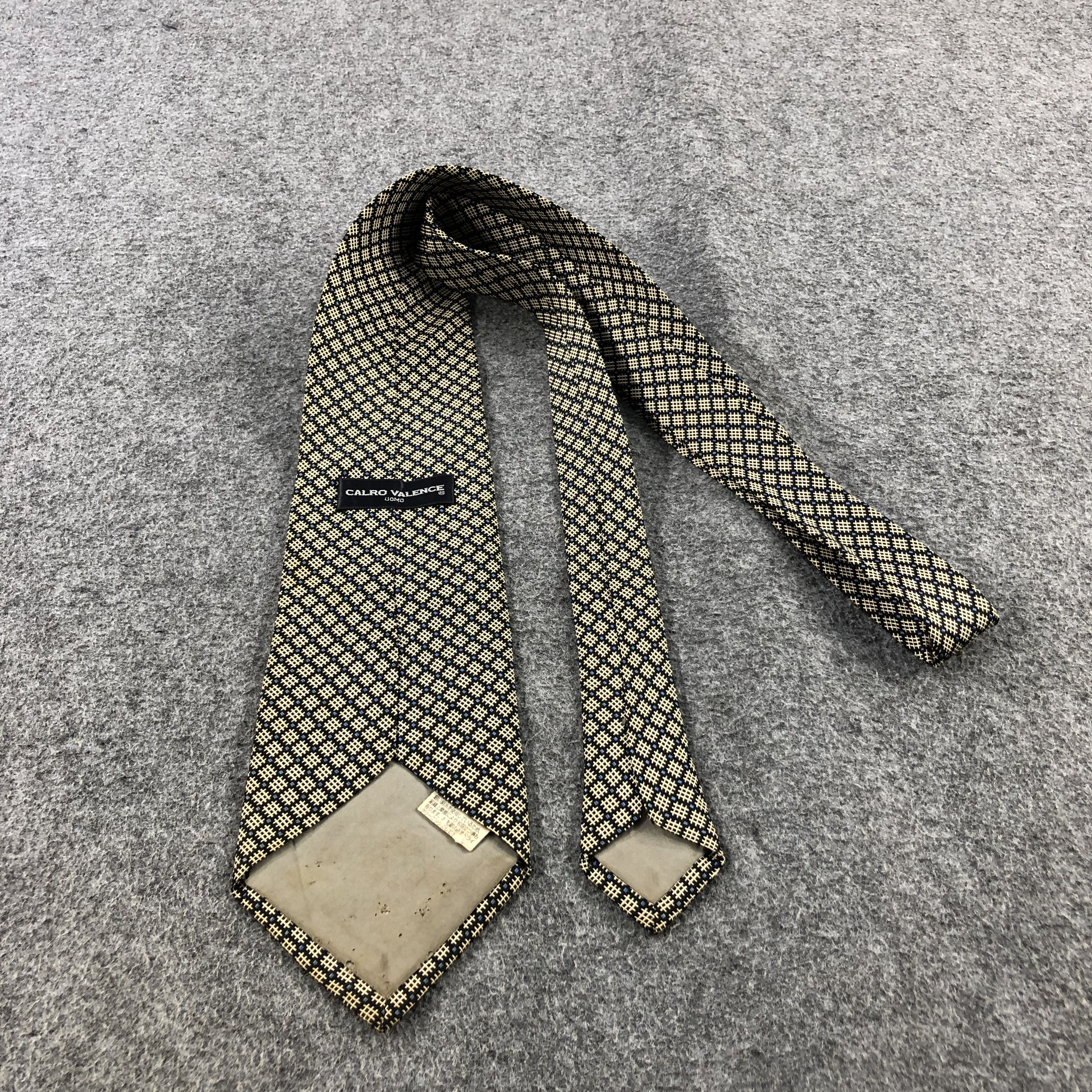 Vintage Carlo Valence Silk Neck Ties Bowtie Cravat T44 Size ONE SIZE - 2 Thumbnail