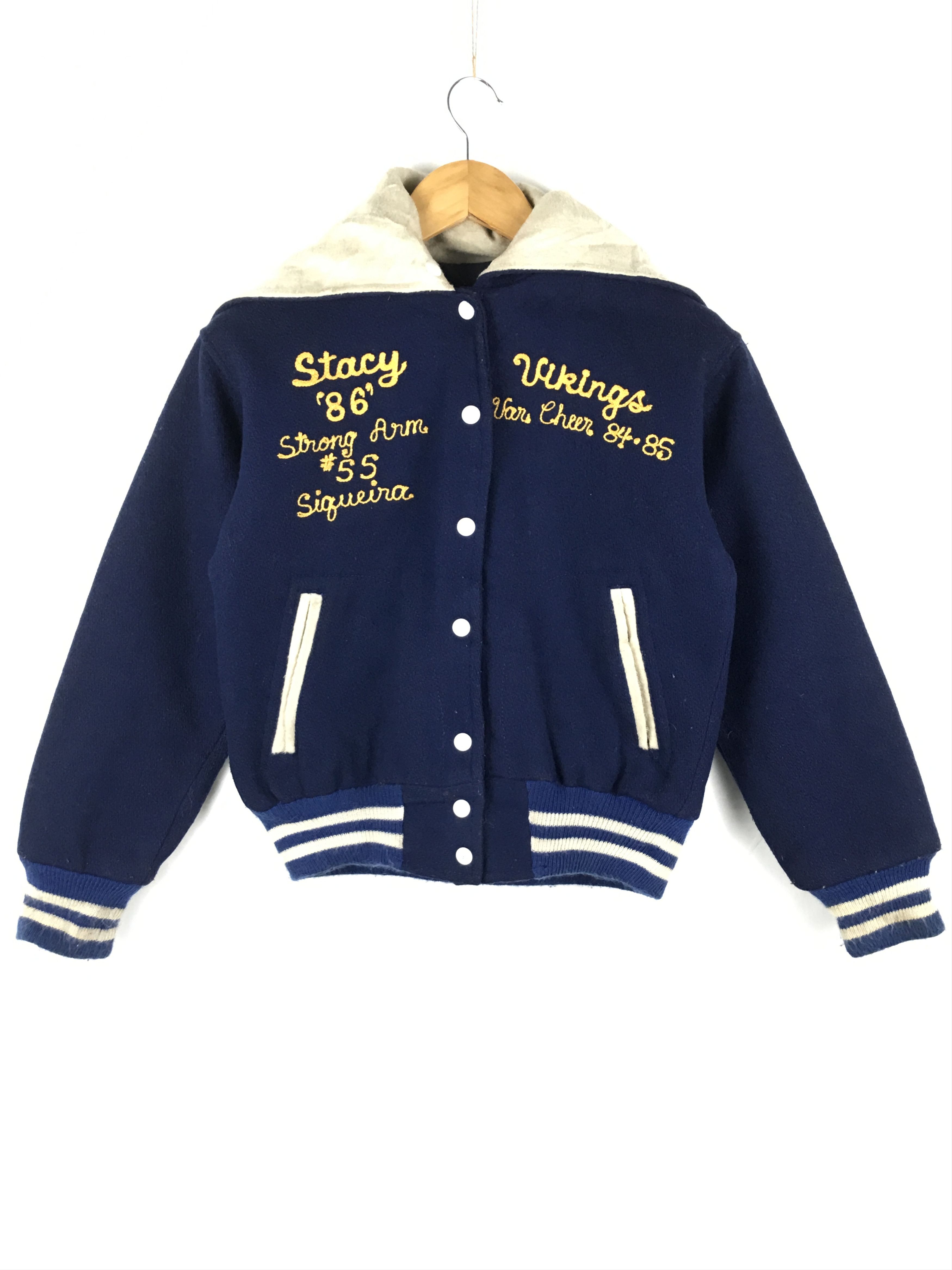 Designer × Vintage Vintage Fordham Varsity Jacket Embroidery Jacket Size US S / EU 44-46 / 1 - 1 Thumbnail