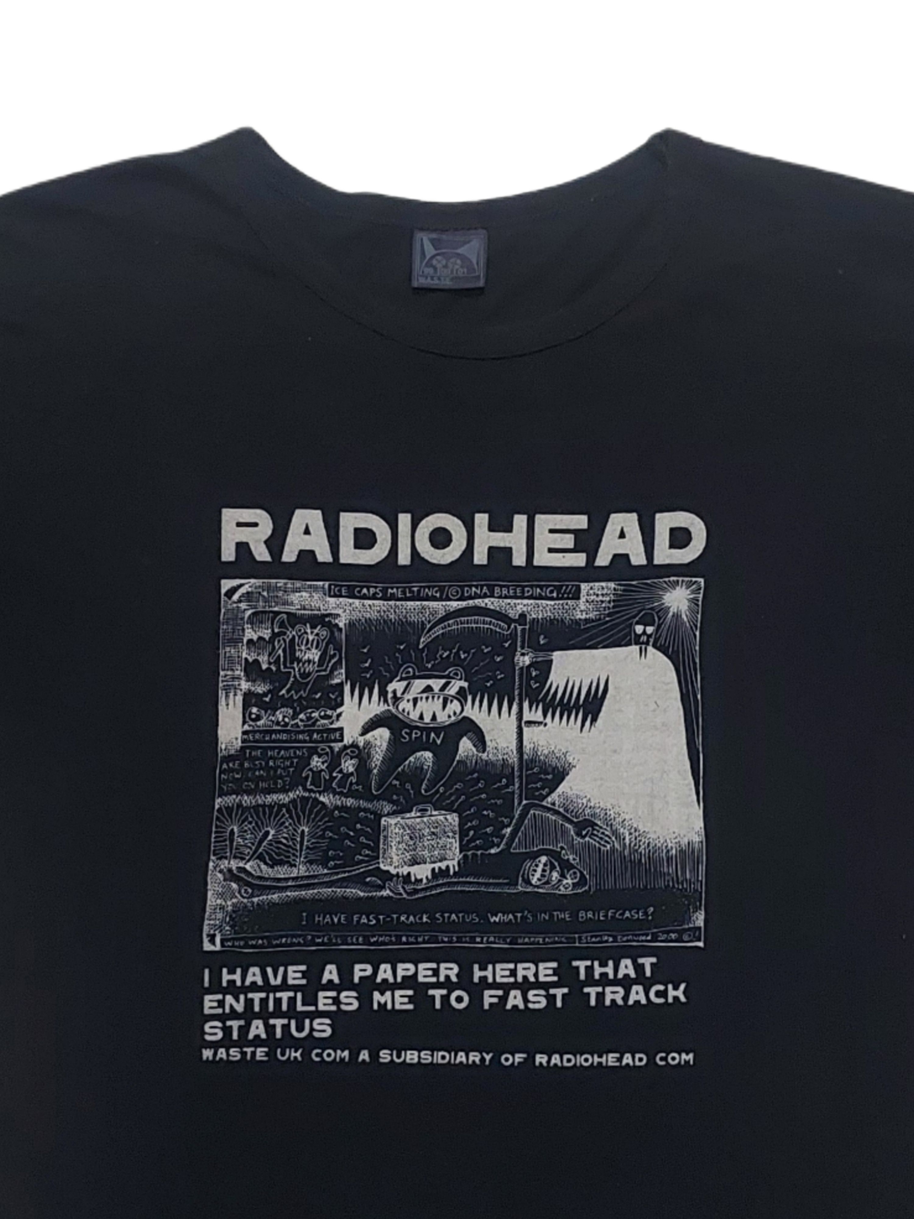 Band Tees Vintage 2000 Radiohead's Kid A Size US L / EU 52-54 / 3 - 2 Thumbnail