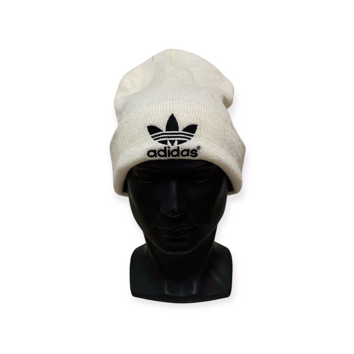 Adidas × Vintage Vintage Adidas Small Logo Beanie Hat Size ONE SIZE - 1 Thumbnail