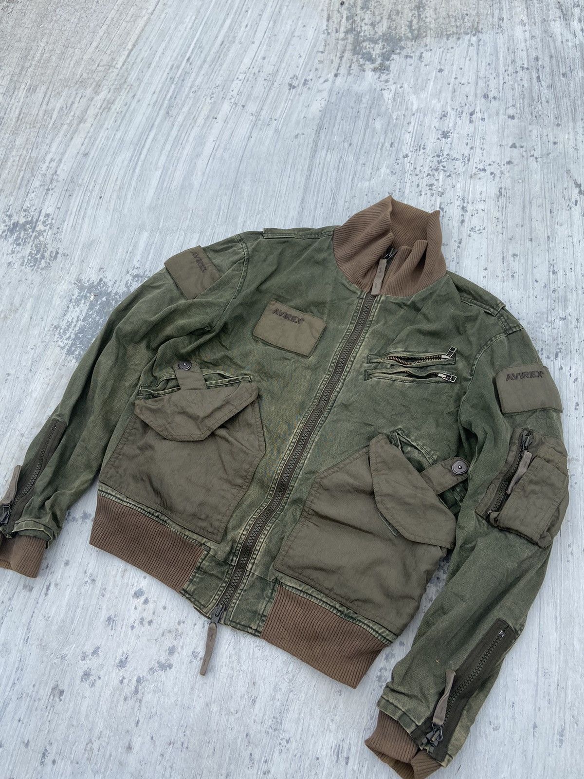 Avirex × Japanese Brand × Vintage Avirex Tactical Jacket bomber Size US L / EU 52-54 / 3 - 1 Thumbnail