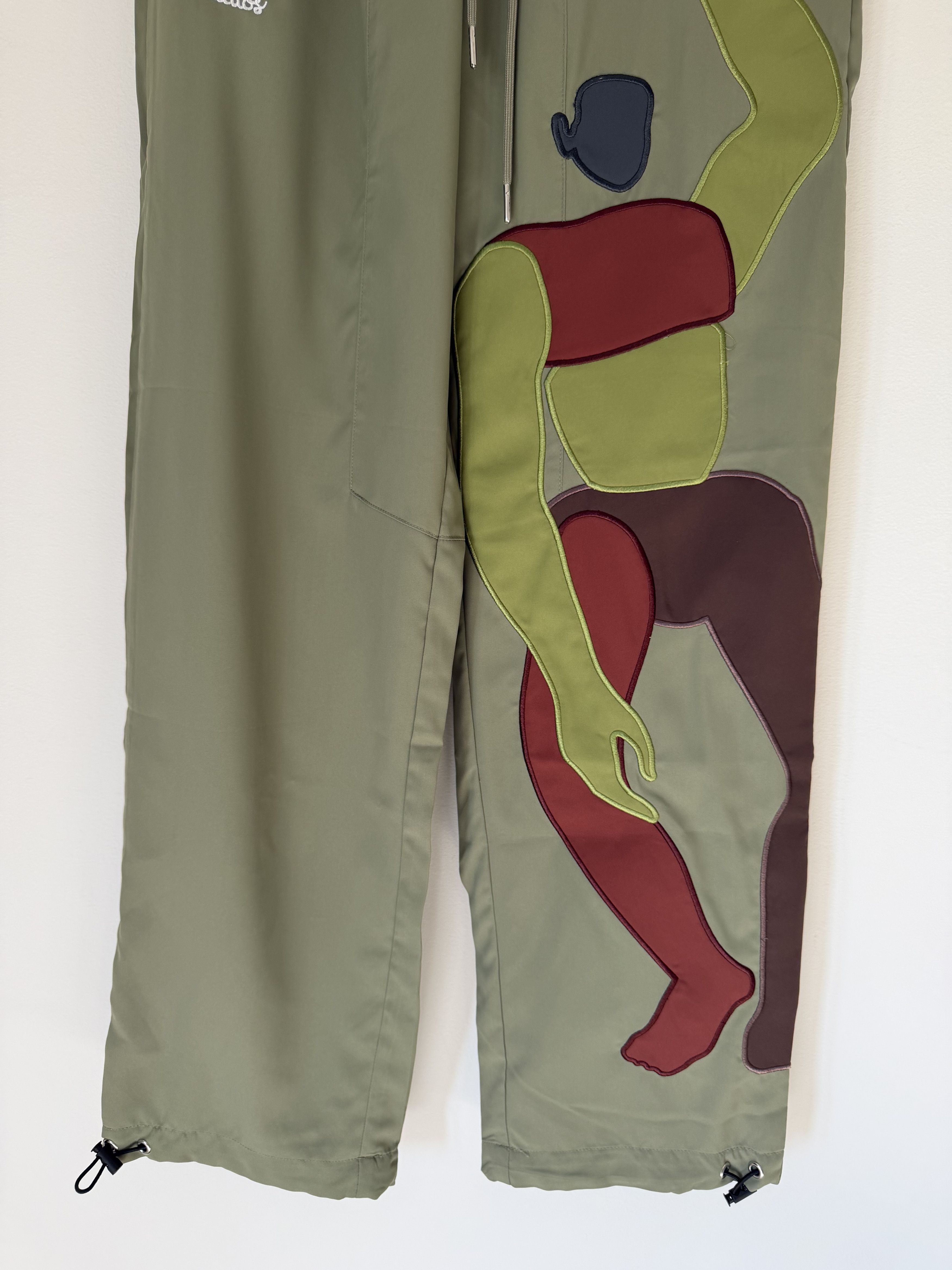 KidSuper KidSuper Studios Falling Guy Track Pants in Green Size US 30 / EU 46 - 3 Thumbnail