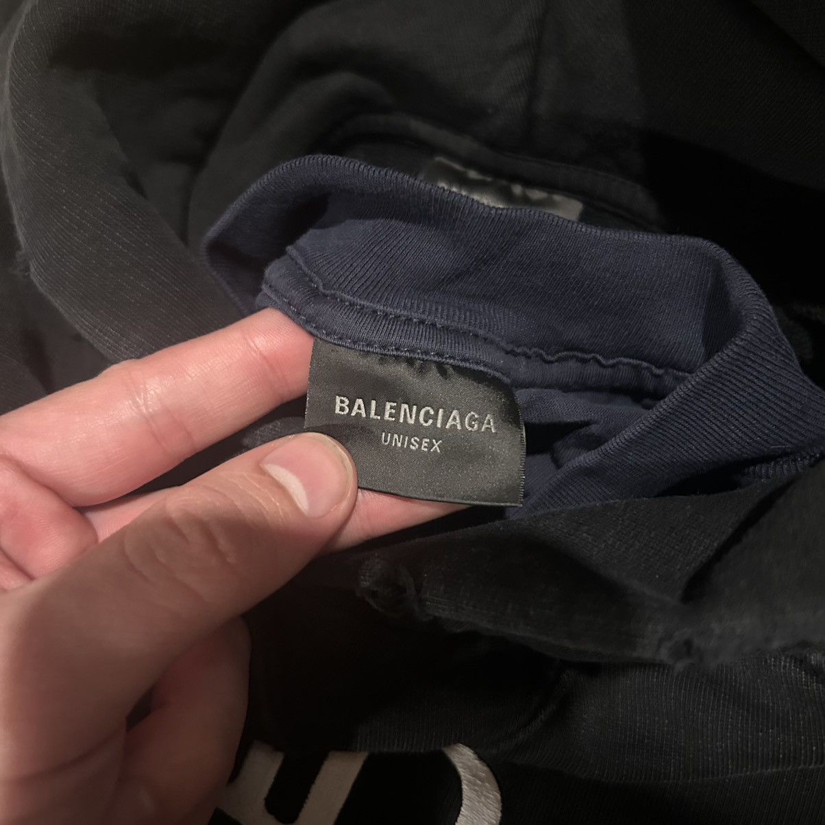 Balenciaga × Designer RARE Balenciaga “Be Different” Layered Oversized Hoodie Size US S / EU 44-46 / 1 - 11 Thumbnail
