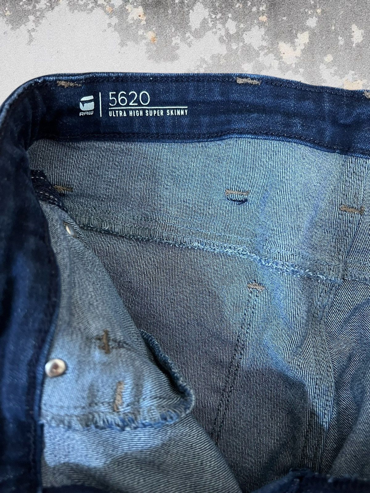 G-Star G-Star Raw 5620 Ultra High Super Skinny jeans size W29 L32 Size 29" - 6 Thumbnail