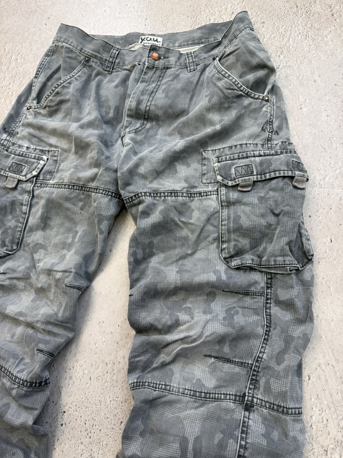 20471120 × Japanese Brand BANDAGE PARACHUTE JUNYA WATANABE STYLE CARGO PANTS JEANS Y2K Size US 32 / EU 48 - 6 Thumbnail
