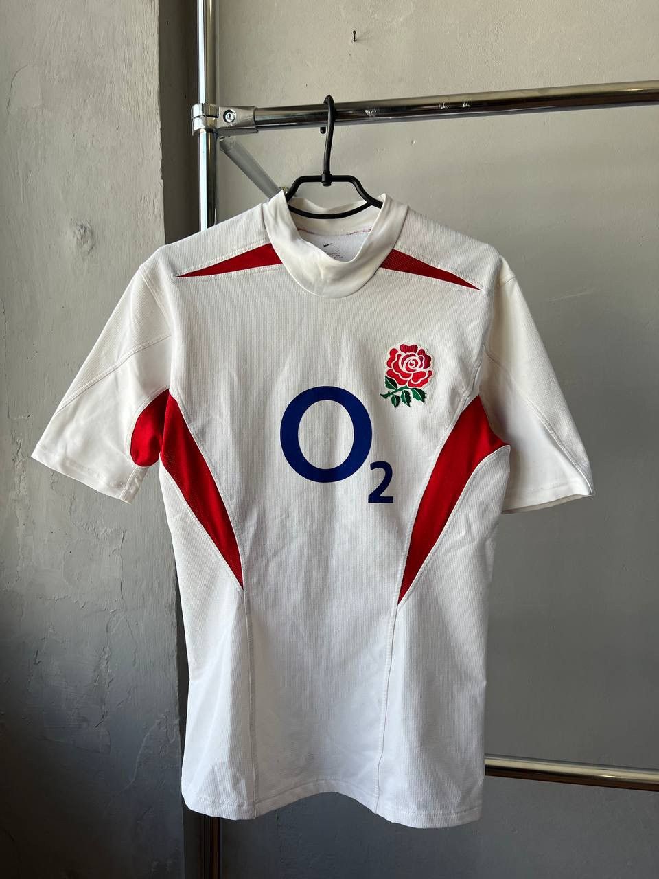 Vintage 2003/4 ENGLAND TEAM HOME RUGBY UNION NIKE JERSEY SHIRT SZ M Size US L / EU 52-54 / 3 - 2 Thumbnail