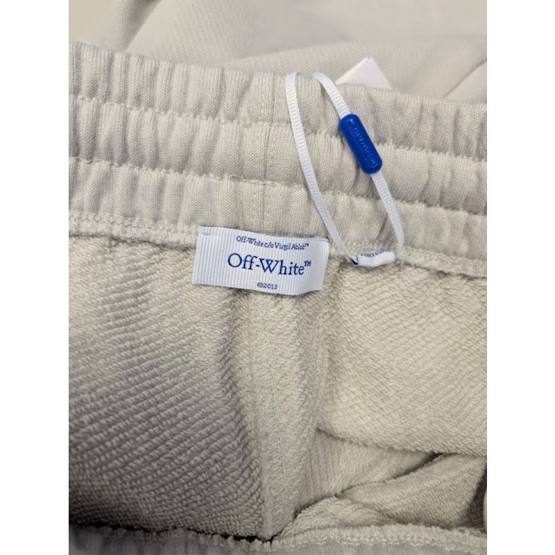 Off-White o1rshd1 OW Sweatpants in Light Stone / Black Size US 34 / EU 50 - 18 Thumbnail