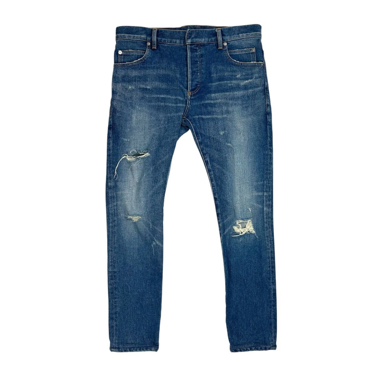 Balmain BALMAIN FW17 BLUE DENIM Size US 31 - 2 Thumbnail