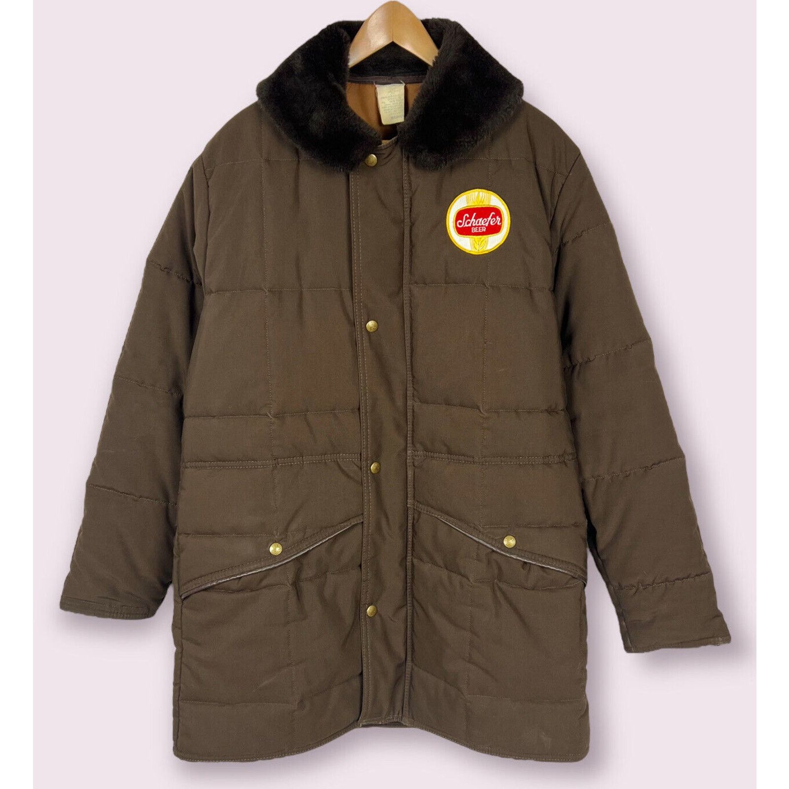 Refrigiwear Vintage Refrigiwear Schaefer Beer Coat Men’s M Fur Collar Size US M / EU 48-50 / 2 - 2 Thumbnail