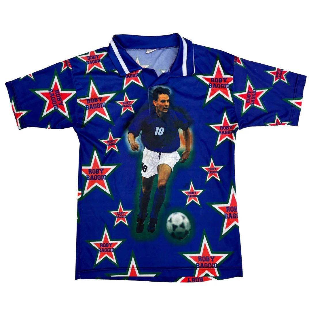 Vintage Roberto Baggio 1990 90s Vintage Soccer Italy Football Jersey Size US L / EU 52-54 / 3 - 1 Thumbnail