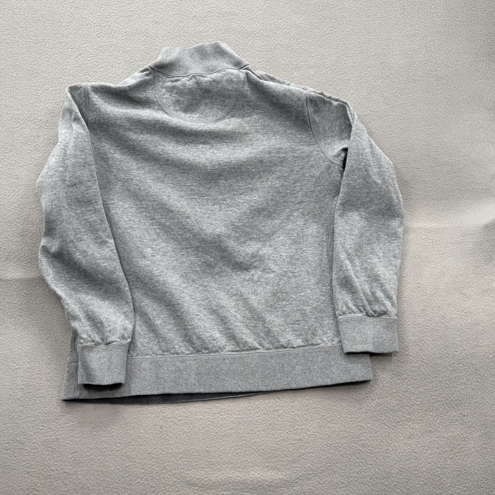 Tommy Bahama Tommy Bahama Sweatshirt Mens Large Gray Contrast Stitch Pullover Mock Neck 1/4 Zip Casual Travel Size US L / EU 52-54 / 3 - 4 Thumbnail