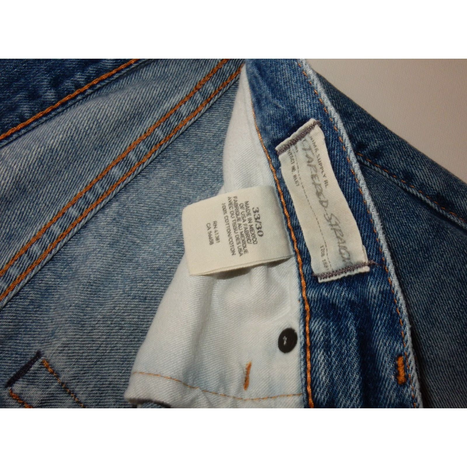 Vintage Denim & Supply Ralph Lauren Jeans Men Distressed Size 33x30 Blue Straight Denim & Supply Ralph Lauren Jeans Men 33x30 Distressed Blue Jeans Mens Size US 34 / EU 50 - 6 Thumbnail