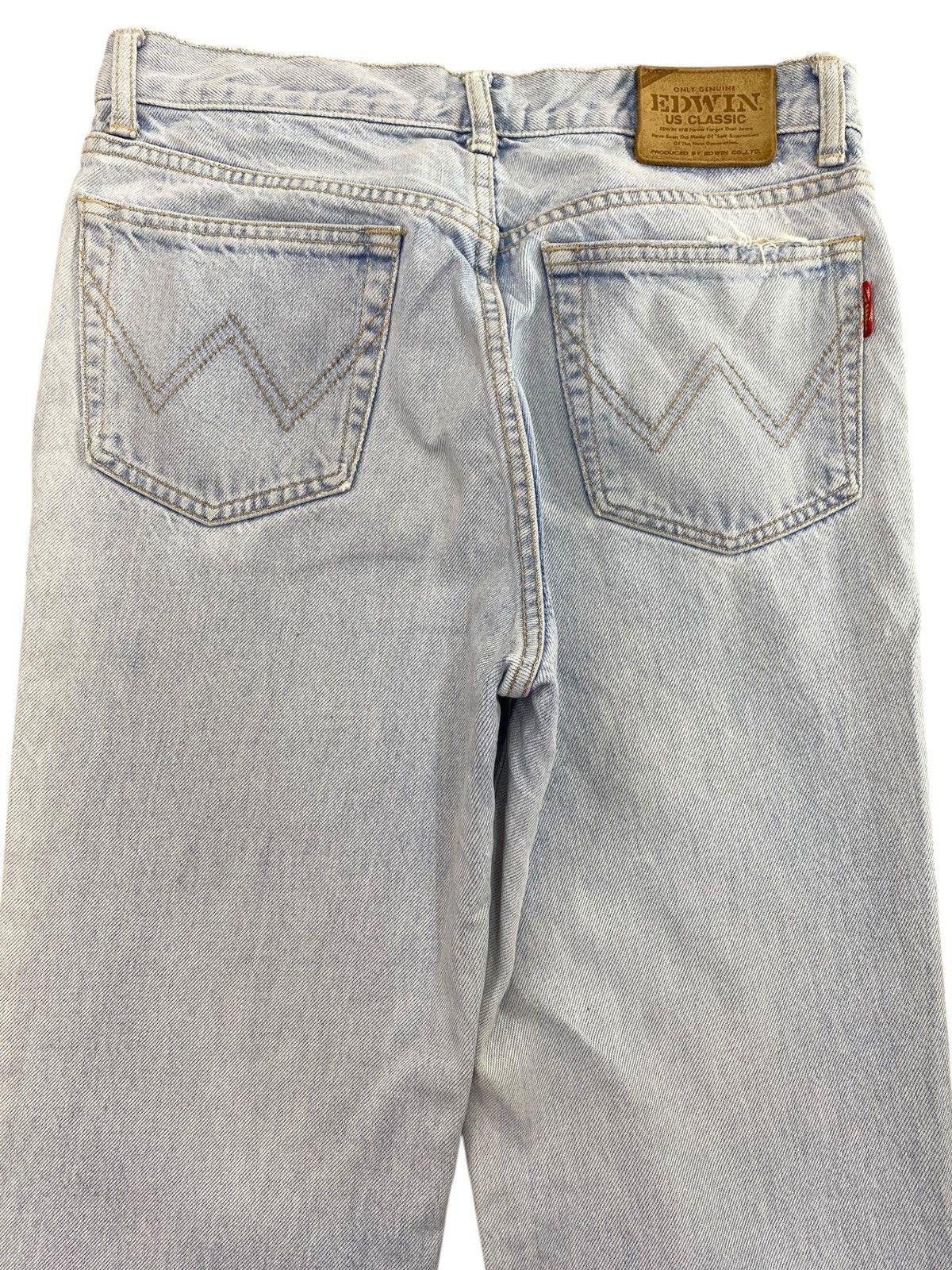 Edwin Edwin Brand Light Blue Wash Style Loose Jeans Size US 30 / EU 46 - 4 Thumbnail