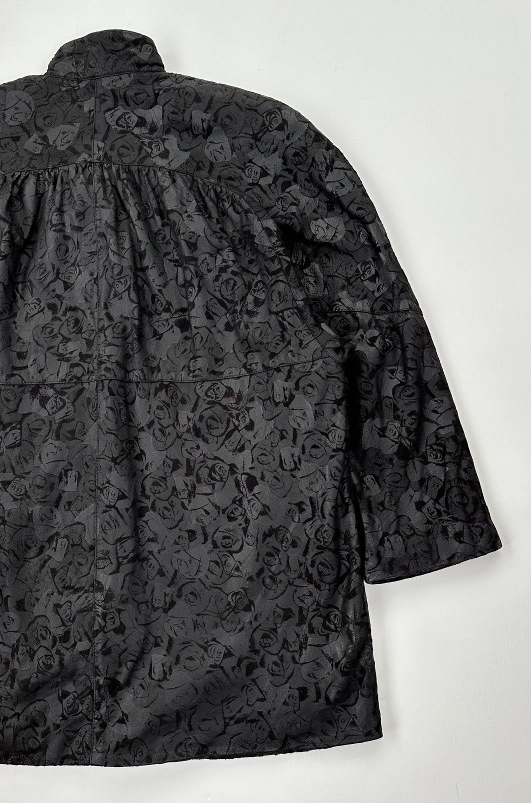 Bally Bally Sally Floral Leather Cape Jackets Vintage Size US M / EU 48-50 / 2 - 10 Thumbnail