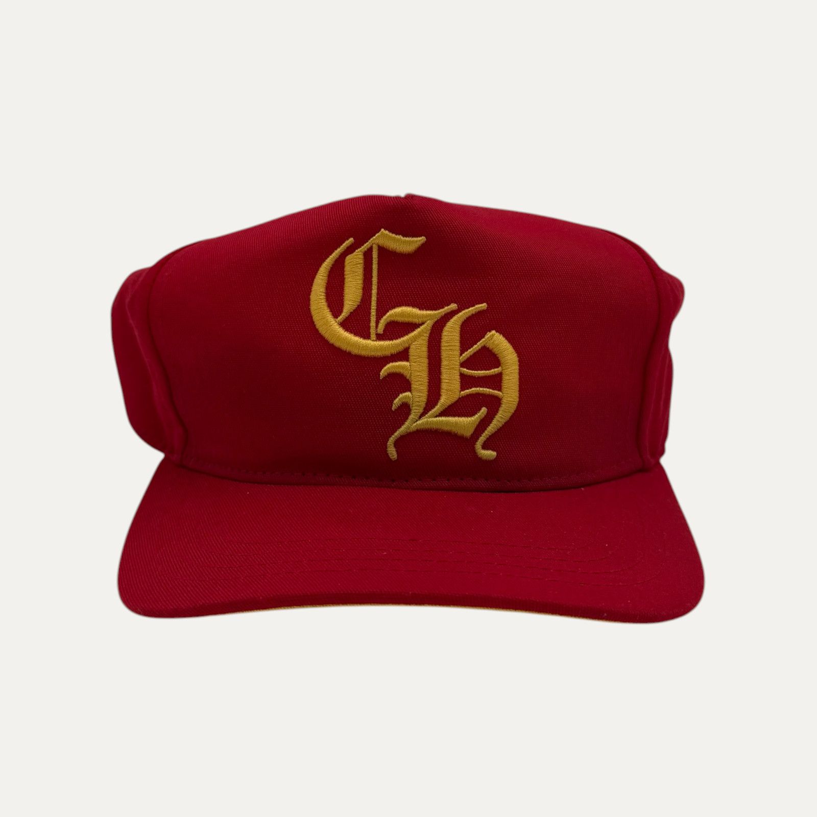 Chrome Hearts Chrome Hearts CH Embroidered Yellow/Red Hat Size ONE SIZE - 1 Thumbnail