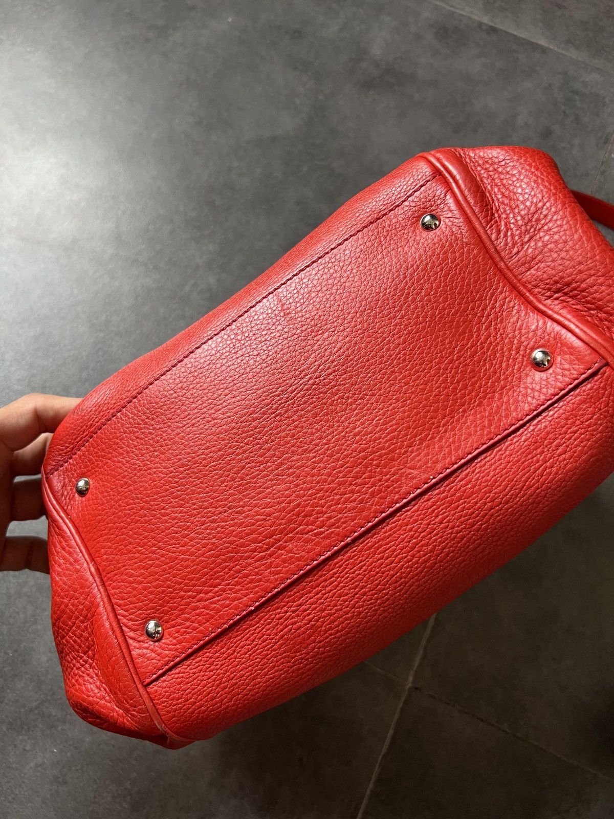 Salvatore Ferragamo × Vintage Salvatore Ferragamo Leather red bag Size ONE SIZE - 10 Thumbnail