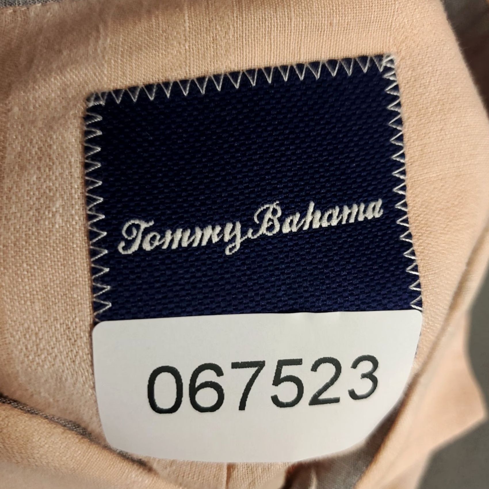 Tommy Bahama Tommy Bahama Shirt Mens Medium Orange Plaid Linen Cotton Button Up Long Sleeve Size US M / EU 48-50 / 2 - 6 Thumbnail