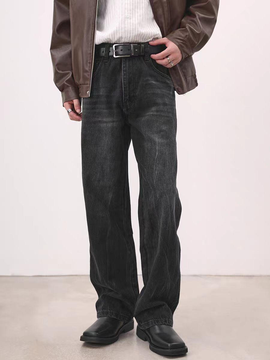 Japanese Brand × Vintage Vintage Street Washed and Aged Loose Black Jeans Y2K Size US 36 / EU 52 - 3 Thumbnail