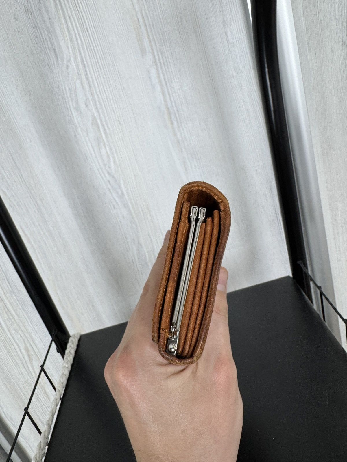 Genuine Leather Kenzo vintage brown leather wallet Size ONE SIZE - 6 Thumbnail