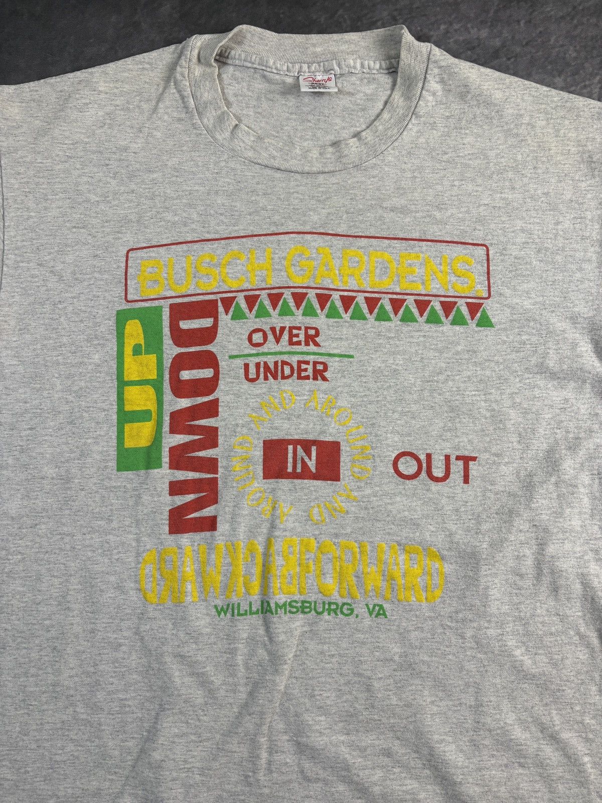Vintage Vintage Busch Gardens Tee Six Flags Waterpark Graphic 90s Size US XL / EU 56 / 4 - 3 Thumbnail