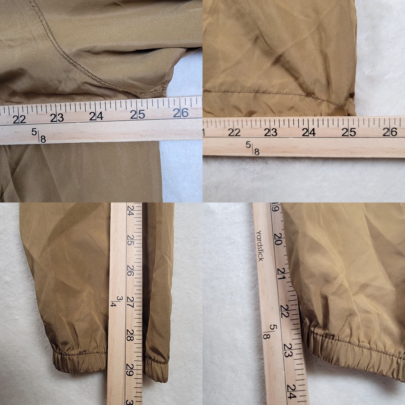 Vintage VINTAGE Windbreaker Money Theme Men's Jacket Zip Mustard XL Nylon Brown Dirty Hands Clean Money Shirt? Size US XL / EU 56 / 4 - 8 Thumbnail