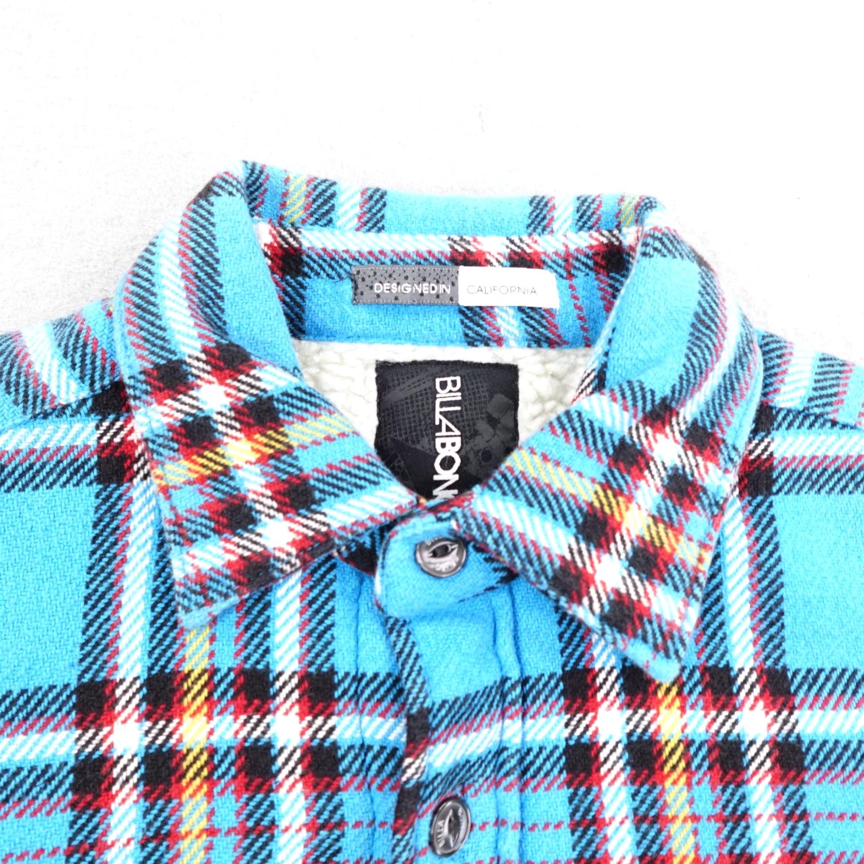 Billabong Billabong Jacket Mens Small Blue Plaid Sherpa Lined Flannel Shirt Shacket Surfer Size US S / EU 44-46 / 1 - 2 Thumbnail