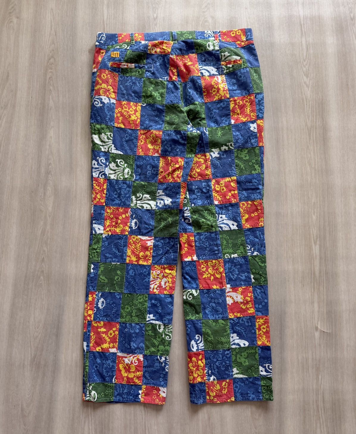 Other Mod Retro Hawaiian Patchwork Loudmouth Trouser Golf Sz 38x30 Size US 38 / EU 54 - 7 Thumbnail