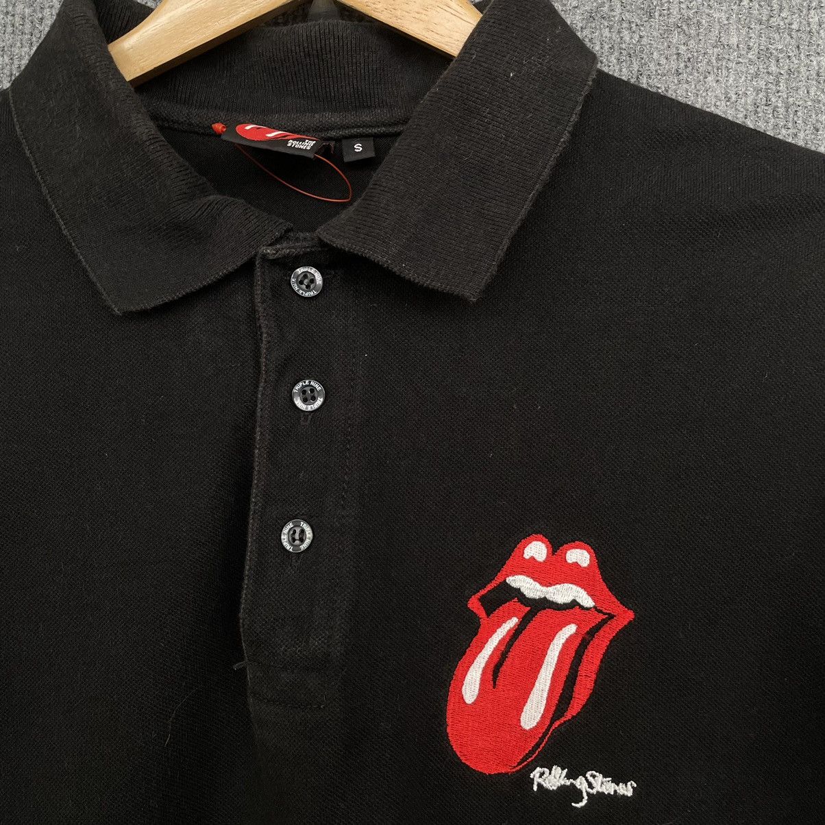 Band Tees × The Rolling Stones The Rolling Stones Big Embroidery Logo Polo T Shirt Size US S / EU 44-46 / 1 - 5 Thumbnail