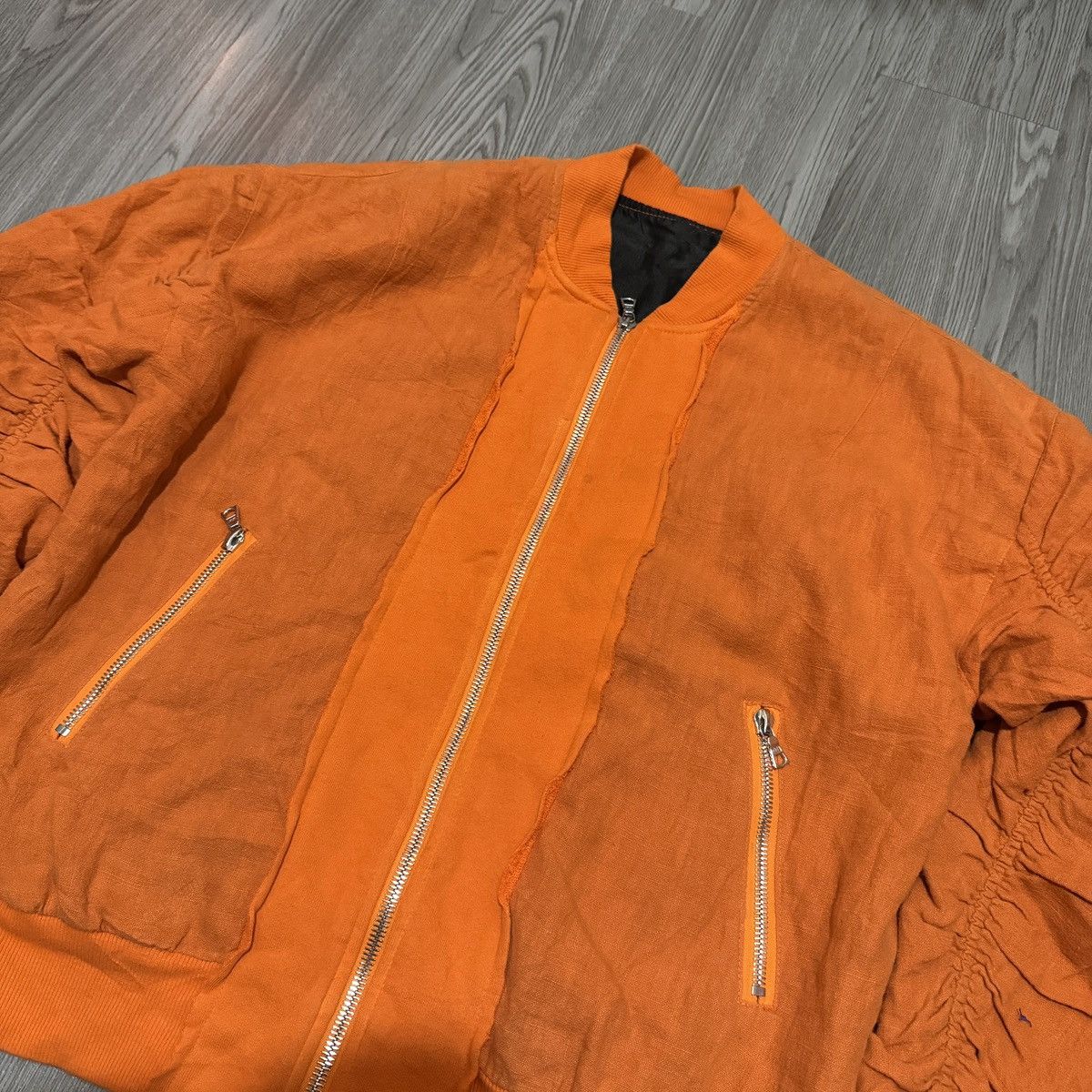 Nid De Guepes N.D.G Studio NID de GUDÊPES Orange Bomber Size US M / EU 48-50 / 2 - 2 Thumbnail