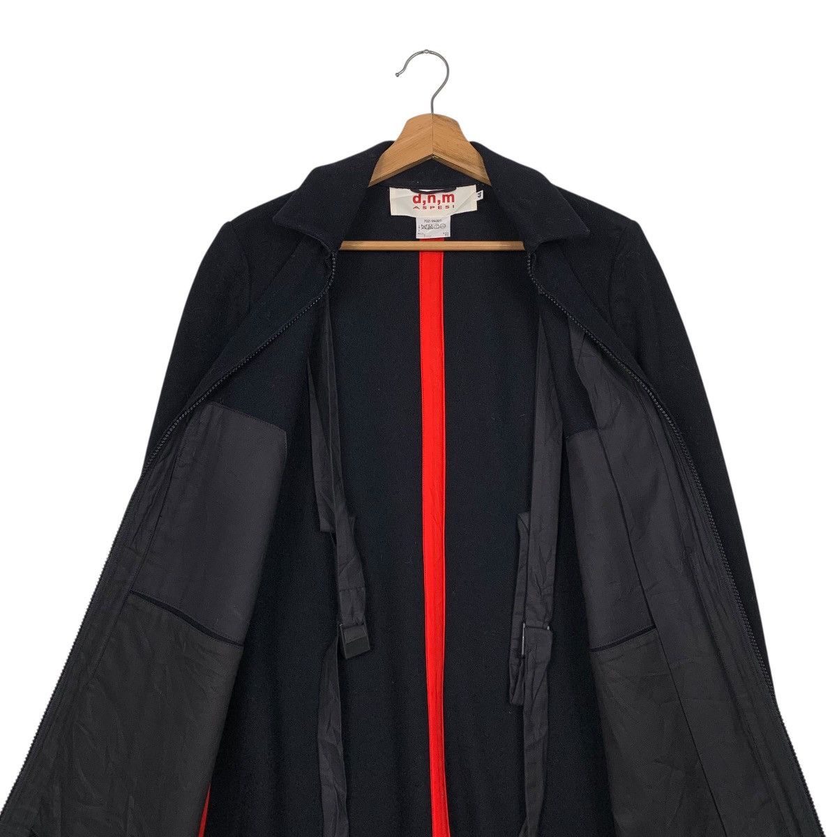 Aspesi DNM Aspesi Wool Zipper Black Coat Size US S / EU 44-46 / 1 - 13 Thumbnail