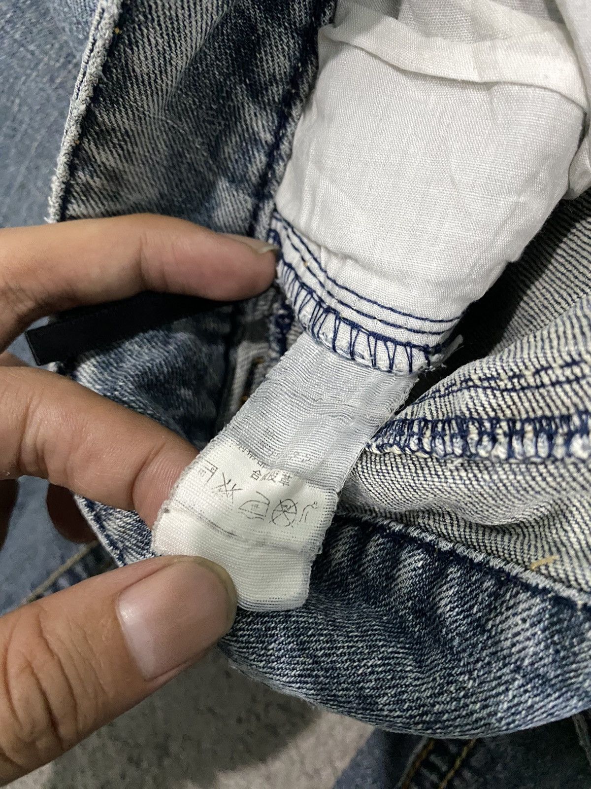 Japanese Brand Hiromichi Nakano Flared Jeans Denim Size US 30 / EU 46 - 7 Thumbnail