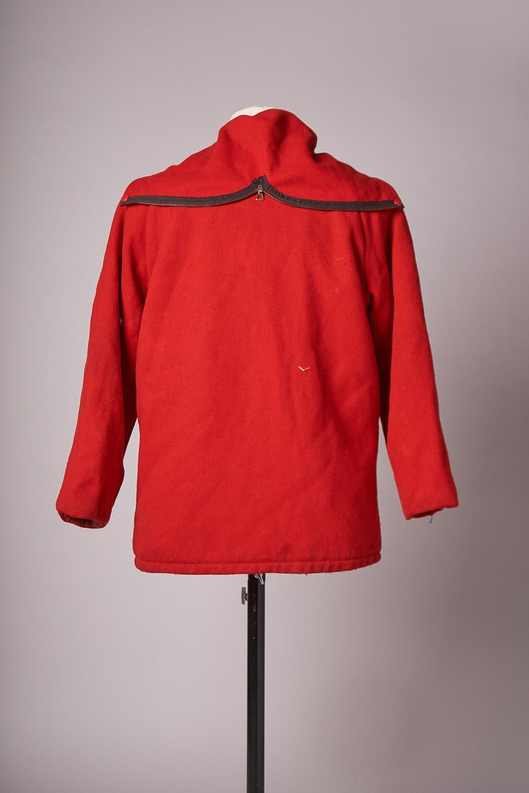 Vintage 1950s-60s Vintage Red Car Hunting Letterman Coat Size US M / EU 48-50 / 2 - 5 Thumbnail