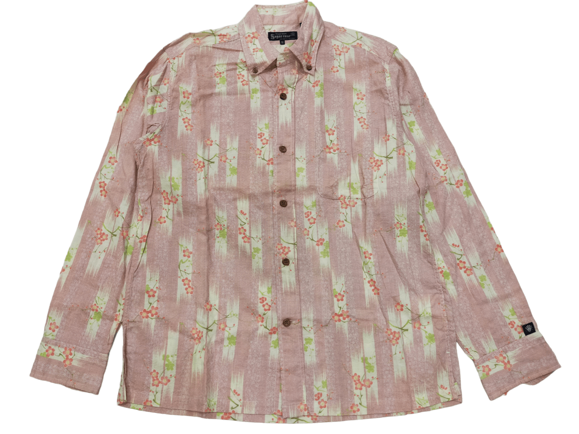 Sugar Cane × Toyo Enterprises 🔥 VINTAGE 90s SUGAR CANE TOYO ENTERPRISE FLORAL CASUAL TEE Size US M / EU 48-50 / 2 - 1 Thumbnail