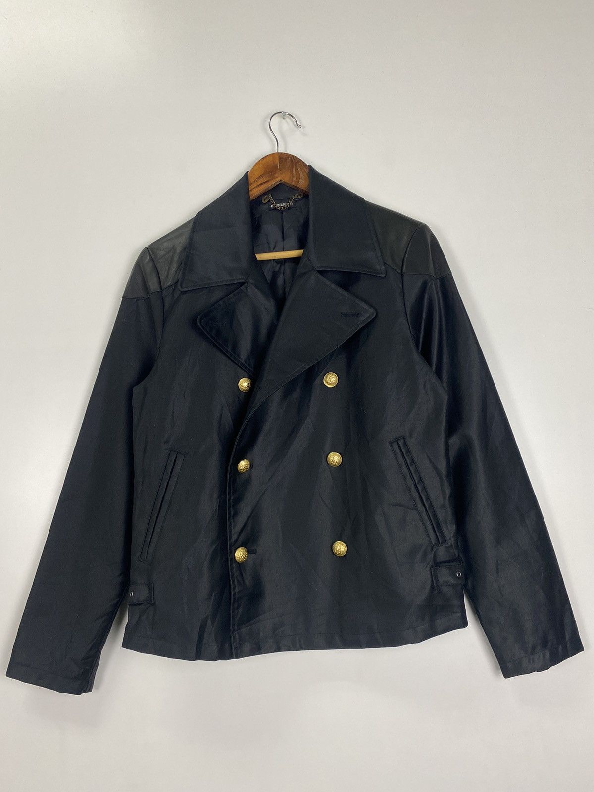 Ann Demeulemeester Ann Demeulemeester shoulder leather Jacket nice design Size US M / EU 48-50 / 2 - 3 Thumbnail