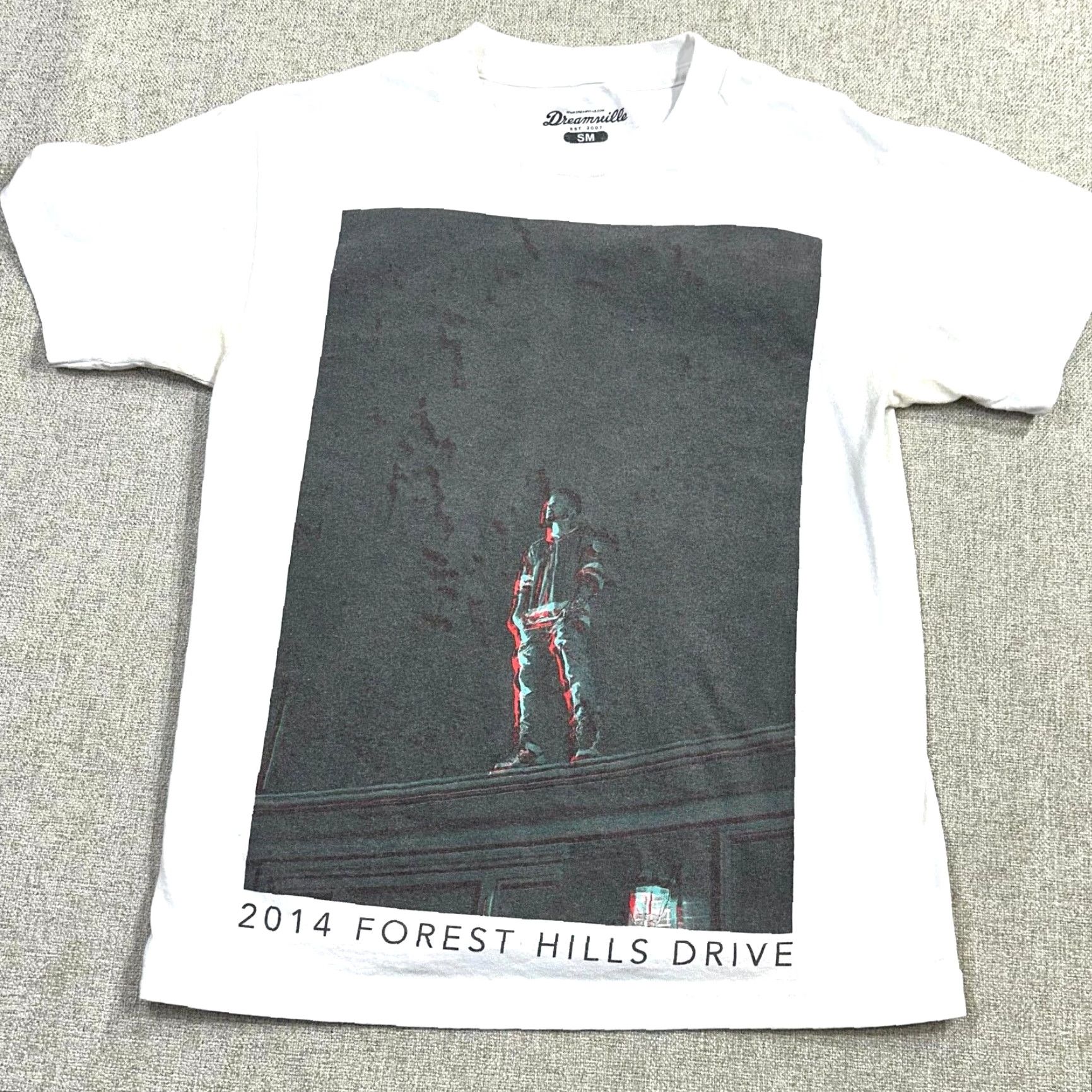 Dreamville J. Cole 2014 Forrest Hills Drive Tour Shirt Dreamville T-Shirt Adult Small Unisex Multicolor Graphic Print Double-Sided Crew Neck Size US S / EU 44-46 / 1 - 2 Thumbnail