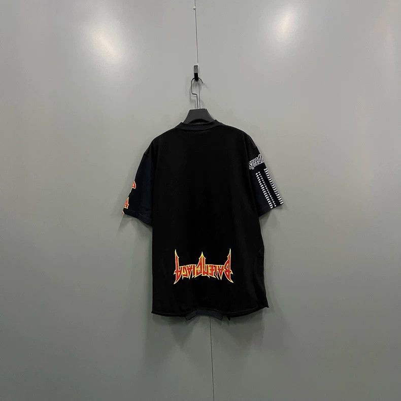Balenciaga Balenciaga Speed Hunter Printed Inverted Design Short Slee Size US L / EU 52-54 / 3 - 2 Thumbnail