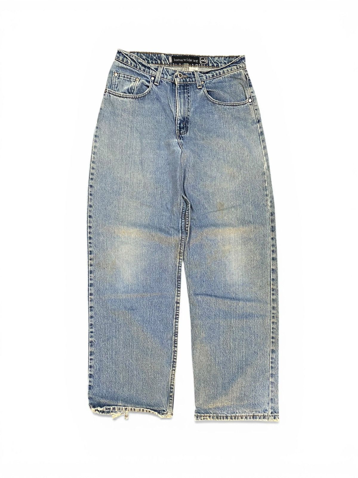 Levi's Vintage 90’s Distressed Baggy Levis Silvertab Loose Wide Leg Size US 30 / EU 46 - 1 Thumbnail